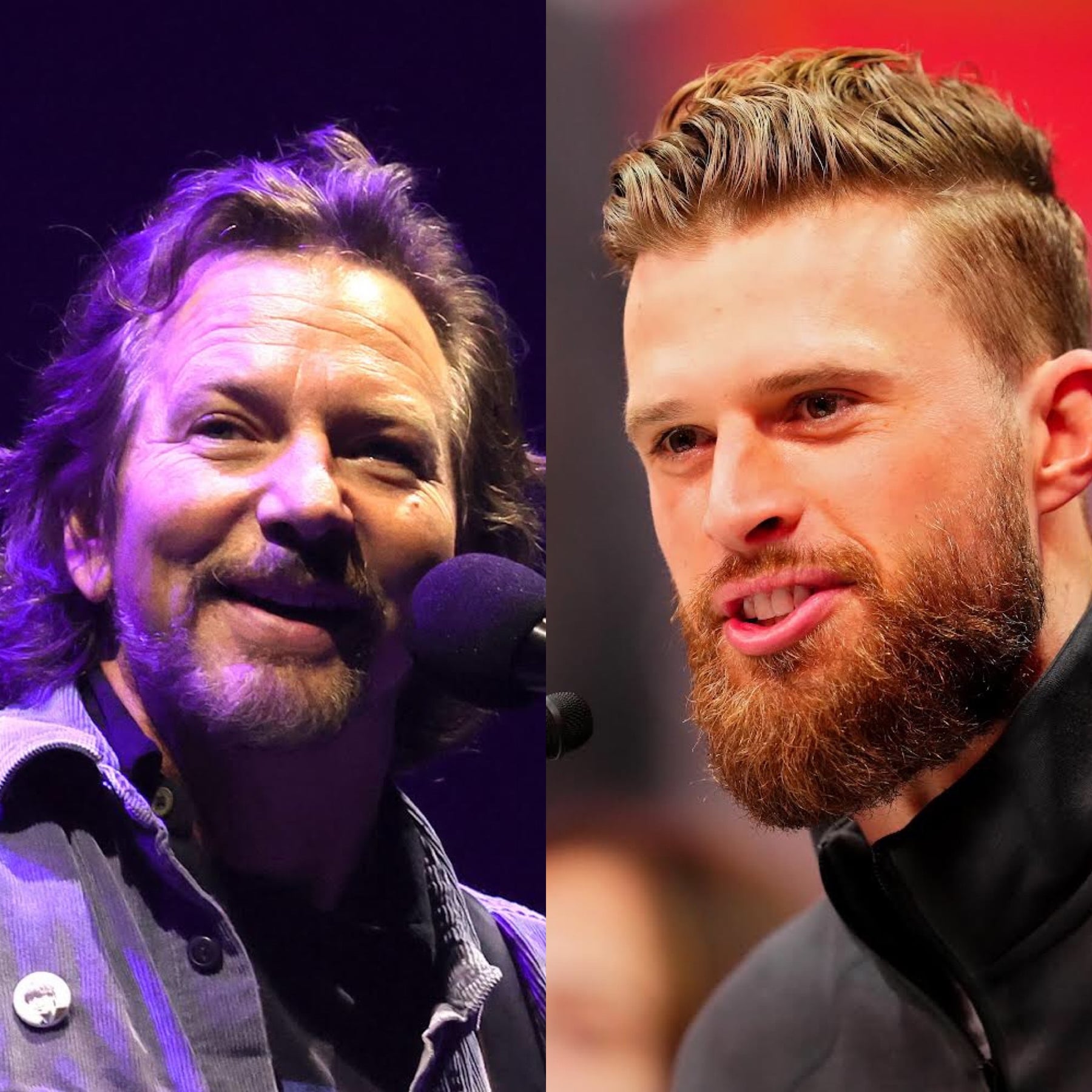 Eddie Vedder rebate discurso machista de kicker da NFL em palco no Nevada