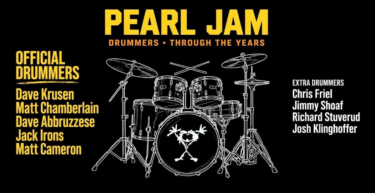 A longa história dos bateristas do Pearl Jam, às vésperas de mais um capítulo