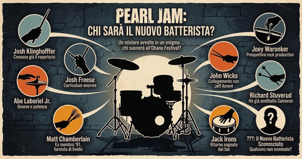 Pearl Jam não revela o novo baterista antes do Ohana