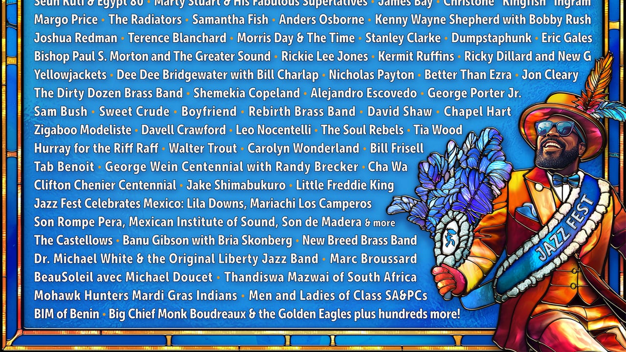 New Orleans Jazz Fest 2025 tem Pearl Jam entre os cabeças de cartaz