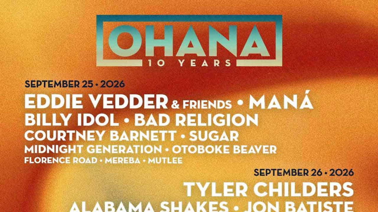 Ohana 2026 confirmado: Eddie, Pearl Jam e comunidade em festa